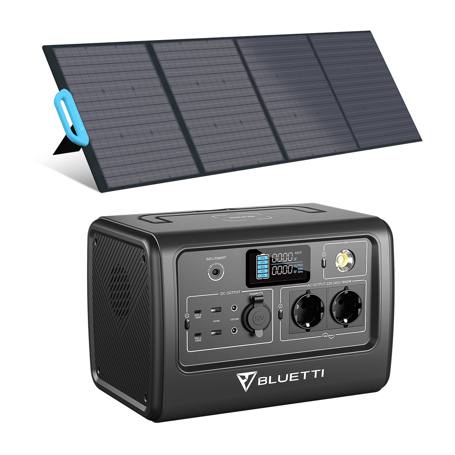 BLUETTI EB70 + PV200/MP200 Kit Generatore Solare - BLUETTI IT