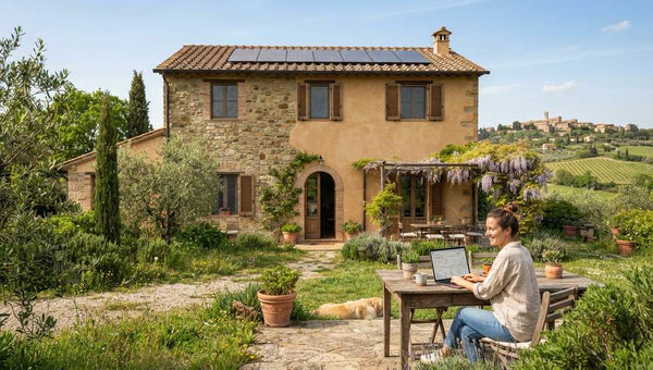 Smart working in villa con sistemi di accumulo energia