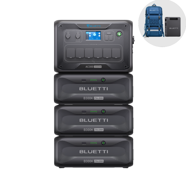 BLUETTI AC300 + B300K Backup Domestico