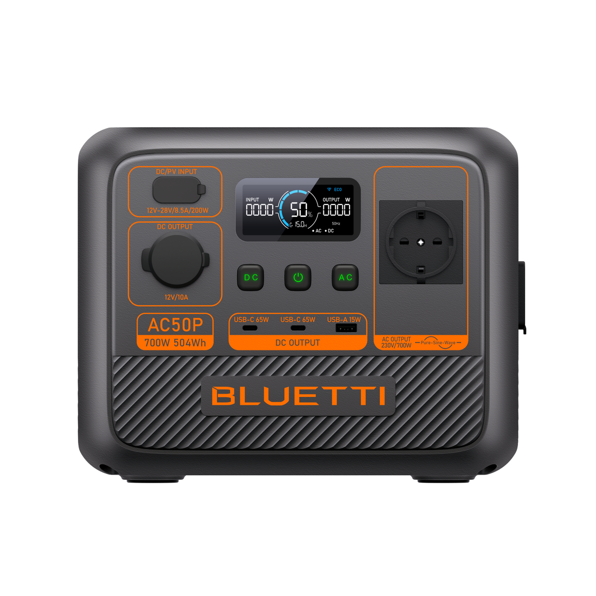 BLUETTI AC50P Power Station Portatile | 700W 504Wh
