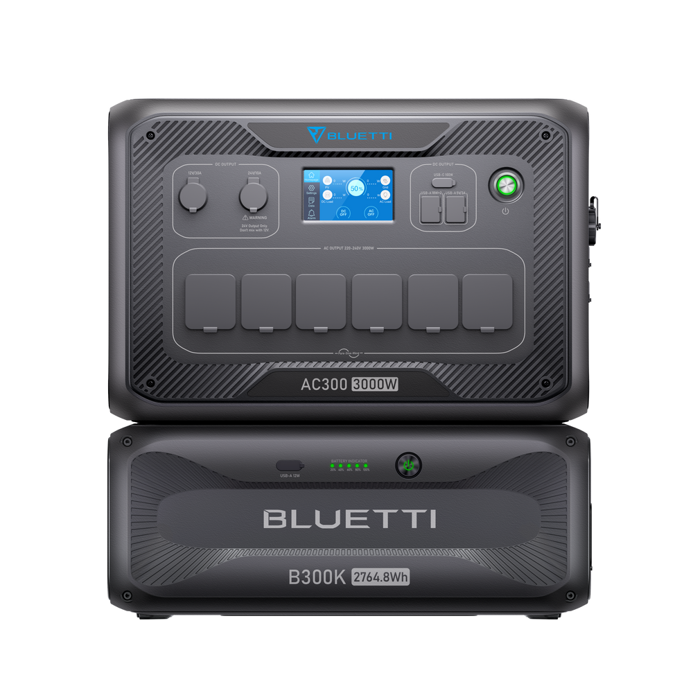 BLUETTI AC300 + B300K Backup Domestico