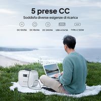 BLUETTI X60 614 Wh CPAP Power Bank per Campeggio/Viaggio/Emergenza