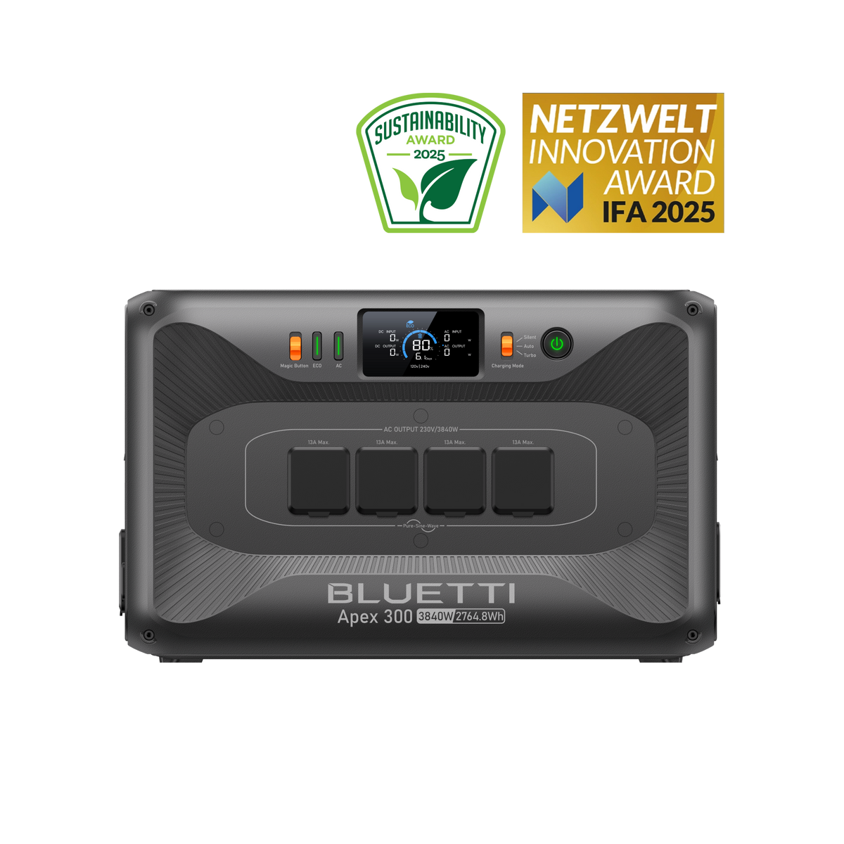 BLUETTI Apex 300 Power Station Versatile | 2.764,8Wh 3.840W