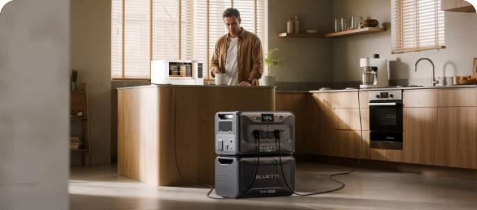 BLUETTI Apex 300 + B500K Backup Domestica