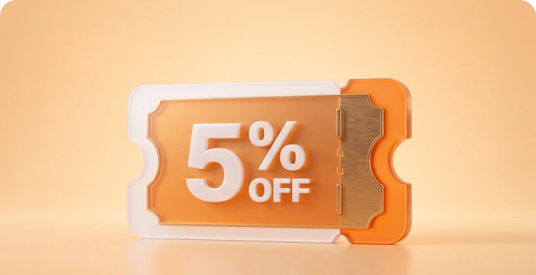 5% OFF