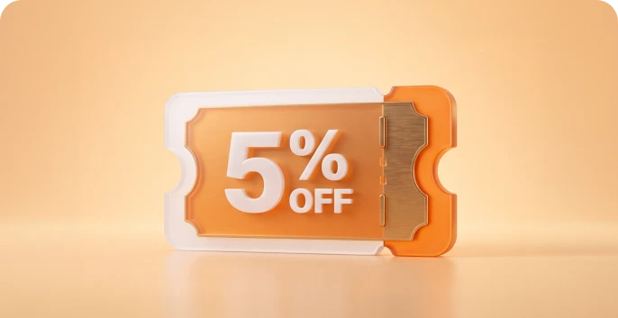 5% OFF