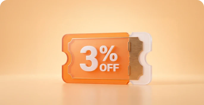 3% OFF