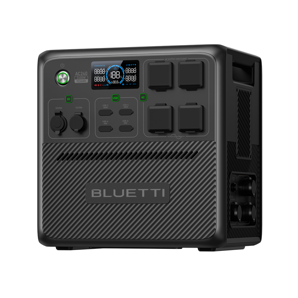 BLUETTI AC240 Power Station Portatile | 2.400 W 1.536 Wh