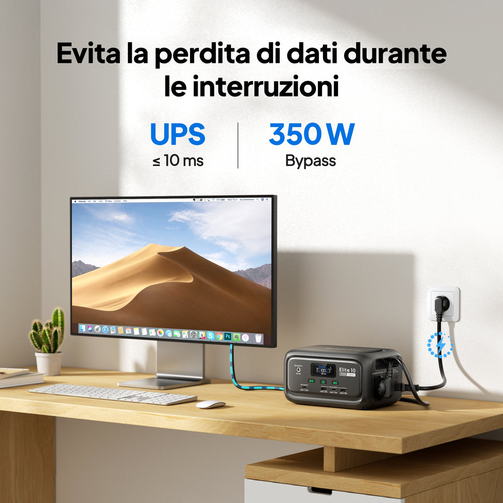 BLUETTI Elite 10 Mini Power Station | 200W 128Wh