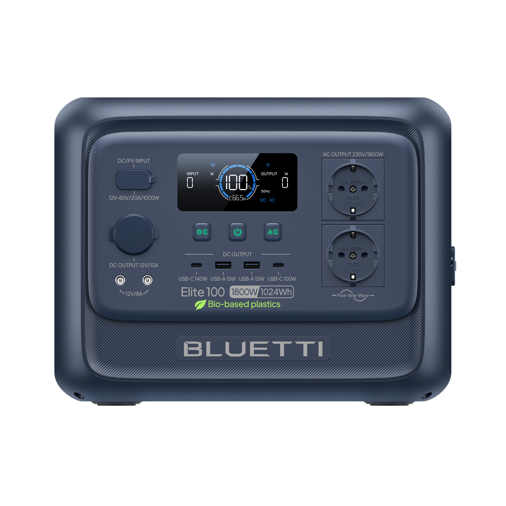 BLUETTI Elite 100 V2  Power Station Portatile | 1.800 W 1.024 Wh