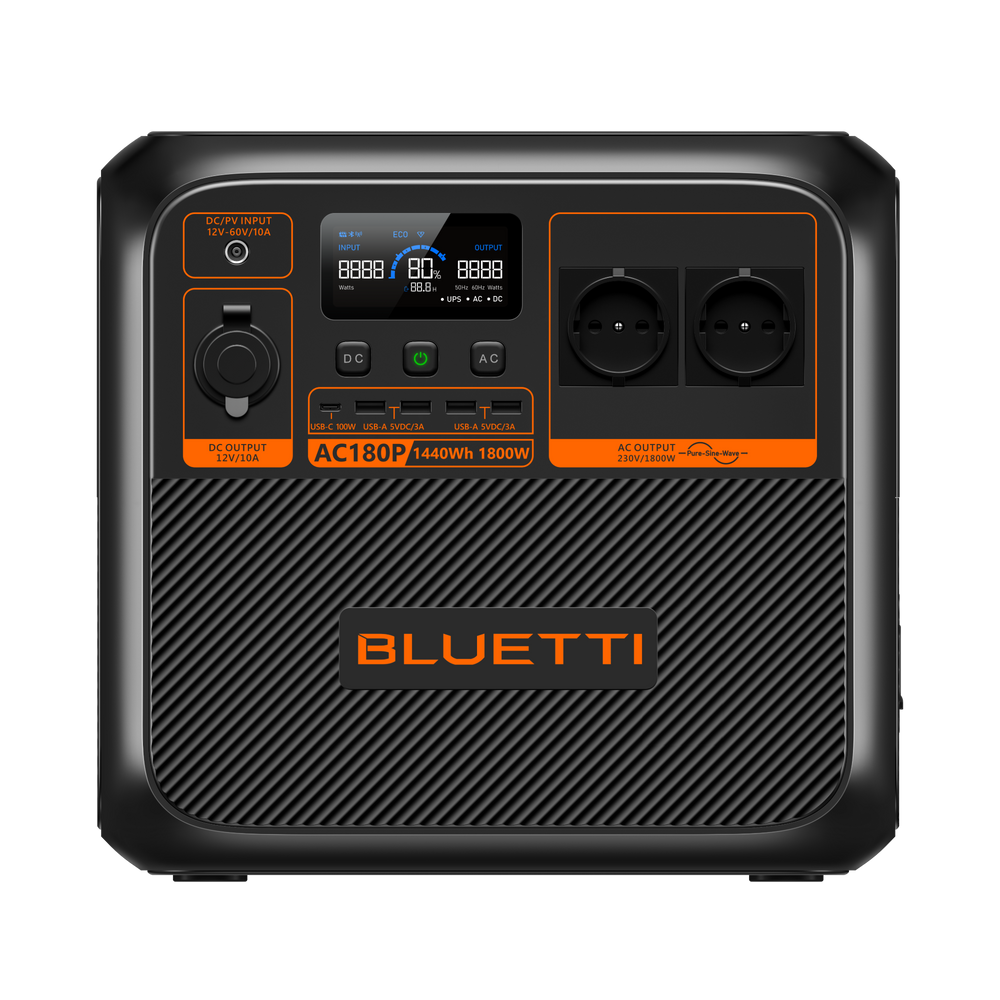 BLUETTI AC180P Power Station Portatile | 1800 W 1440 Wh