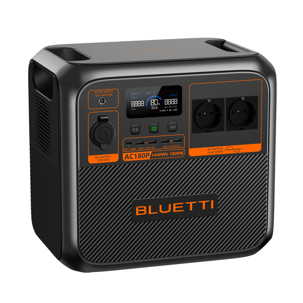 BLUETTI AC180P Power Station Portatile | 1800 W 1440 Wh