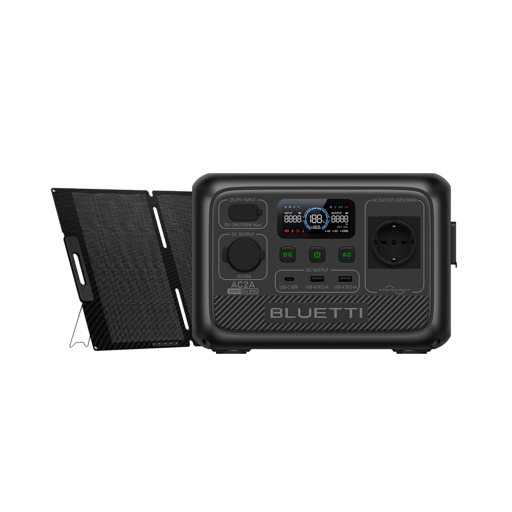 BLUETTI AC2A Power Station Portatile | 300 W 204,8 Wh