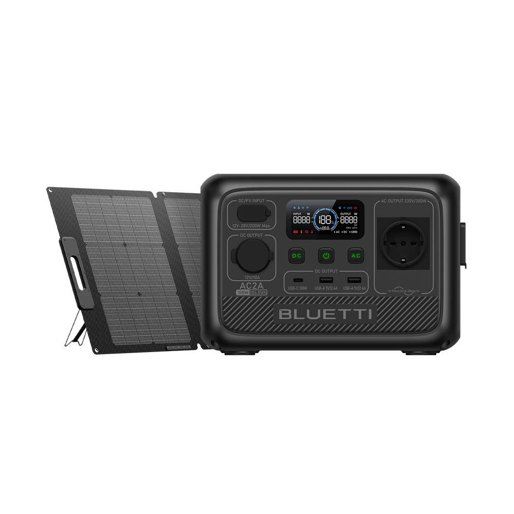 BLUETTI AC2A Power Station Portatile | 300 W 204,8 Wh