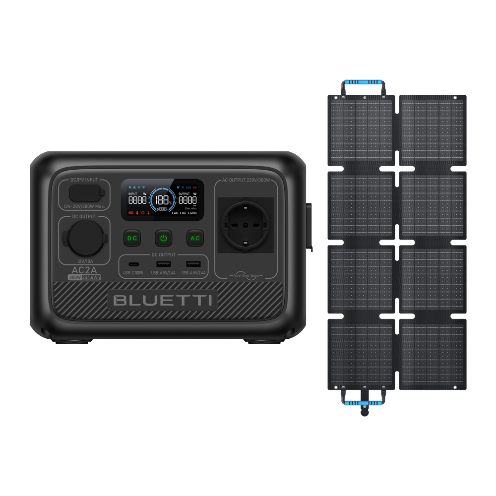 BLUETTI AC2A Power Station Portatile | 300 W 204,8 Wh