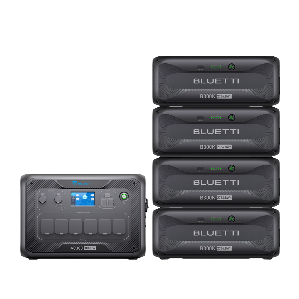 BLUETTI AC300 + B300K Backup Domestico