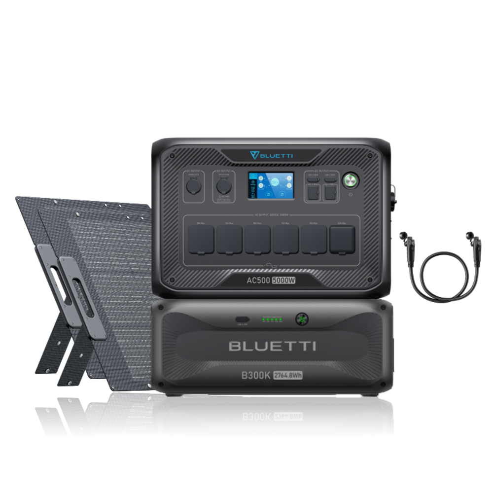 BLUETTI AC500 + B300K Backup Domestico