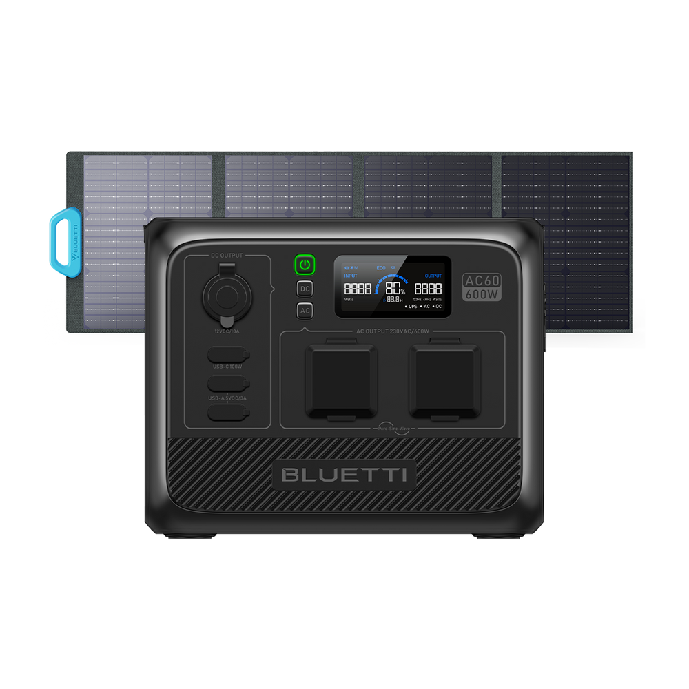 BLUETTI AC60 Power Station Portatile | 600W 403Wh