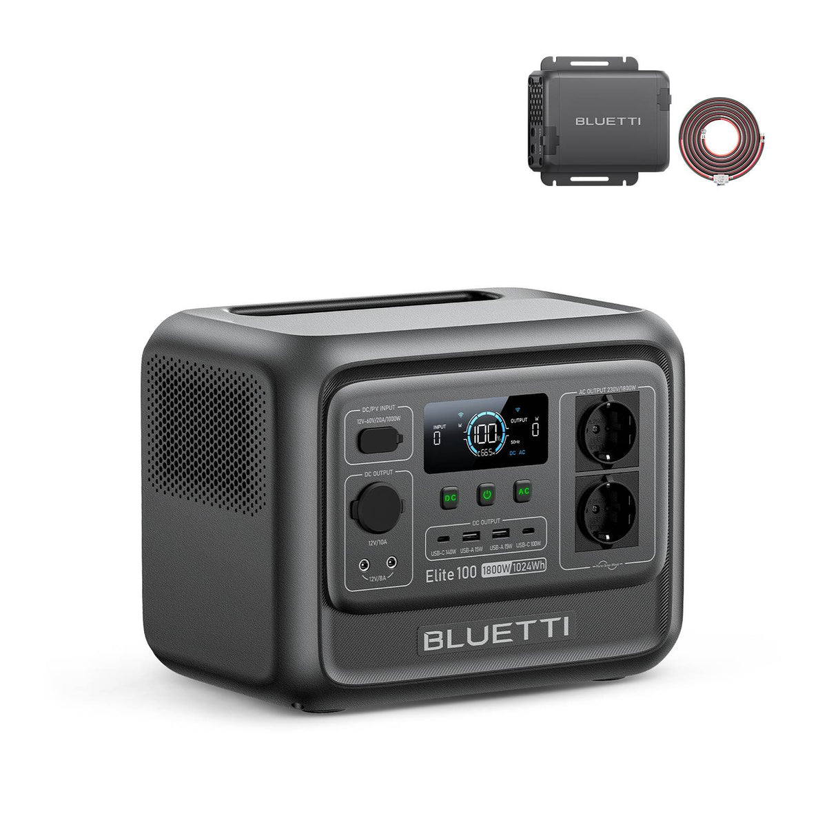 BLUETTI Elite 100 V2  Power Station Portatile | 1800 W 1024 Wh（AMZ)