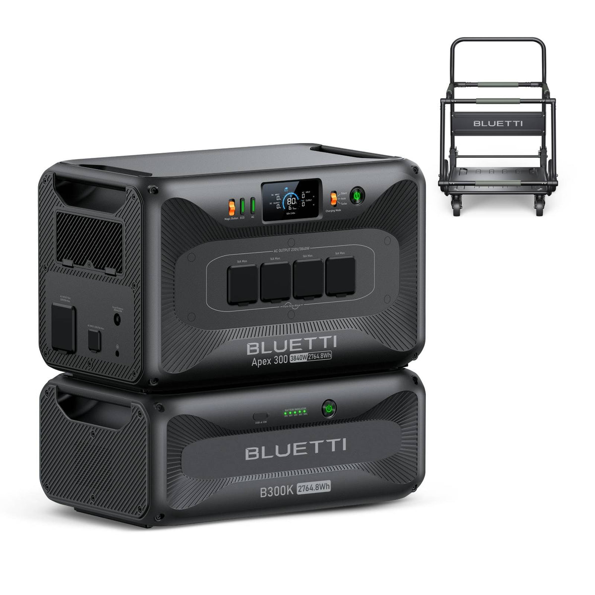 BLUETTI Apex 300 Power Station Portatile | 3840 W 2764,8 Wh（AMZ)