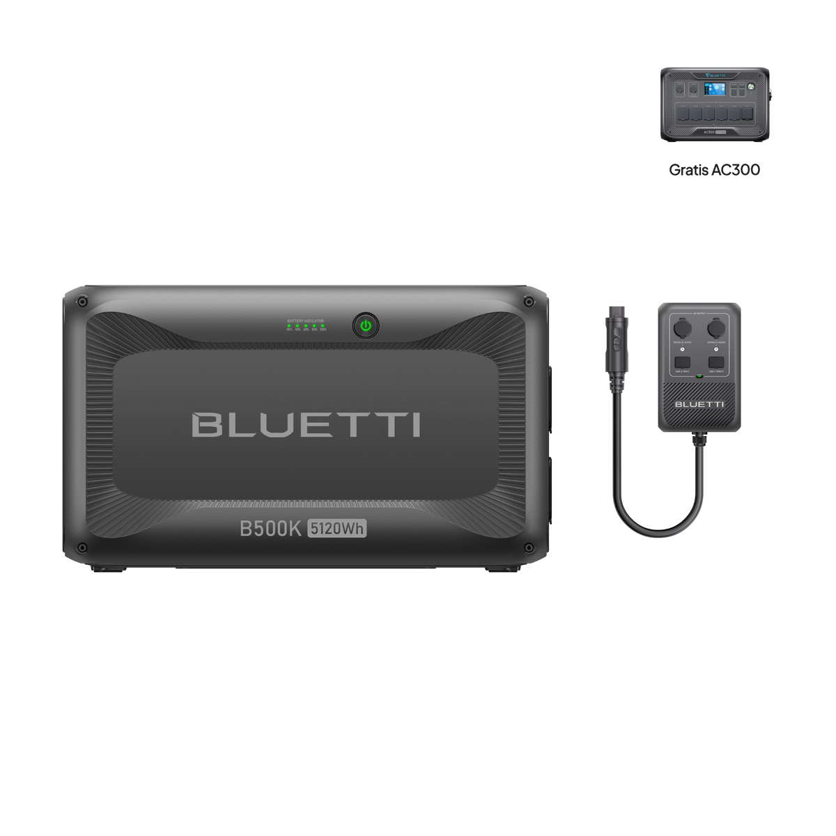 B500K + Hub D1 (AC300 gratis)