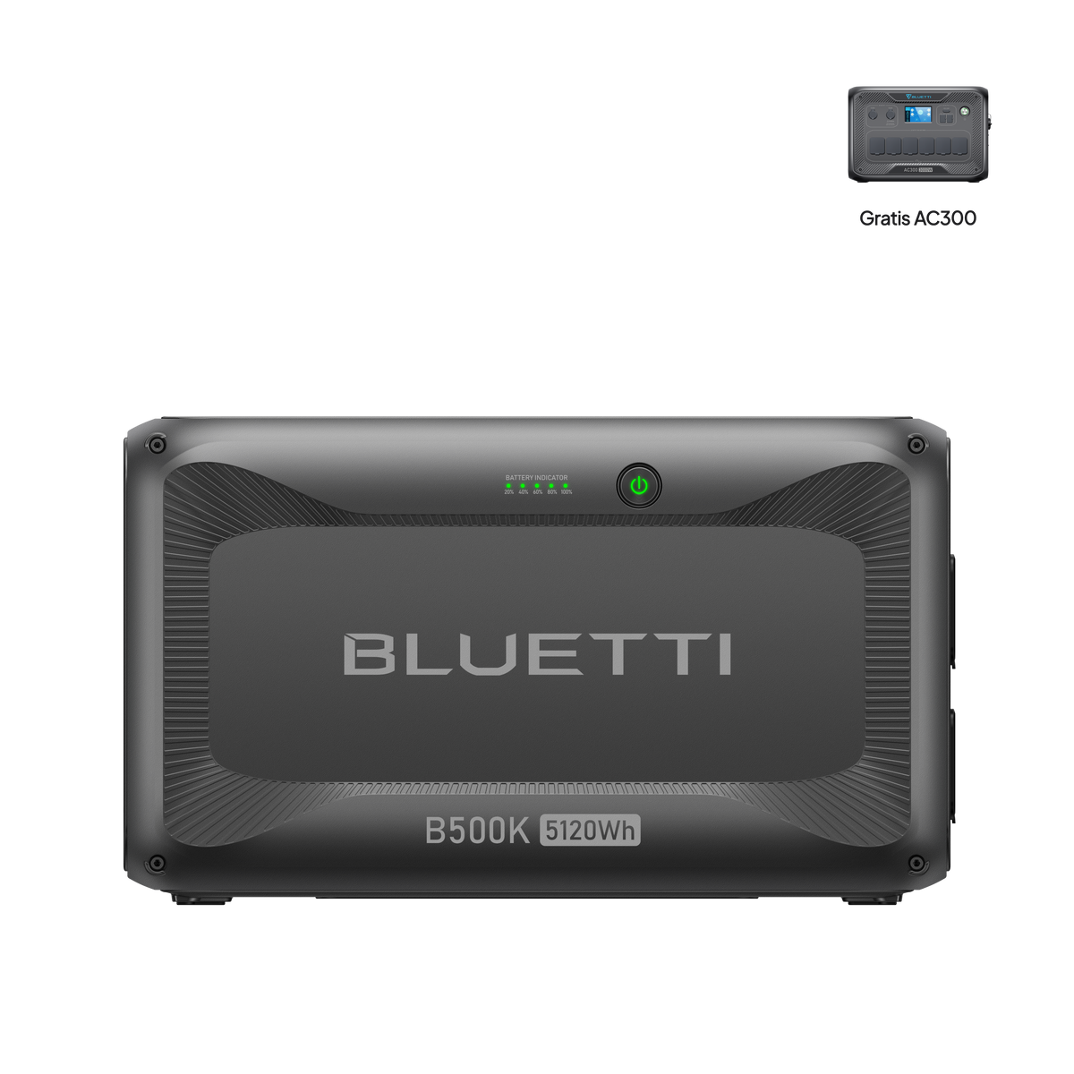 B500K (AC300 Gratis) | Potenza in uscita 3000 W | Capacità 5.120 Wh