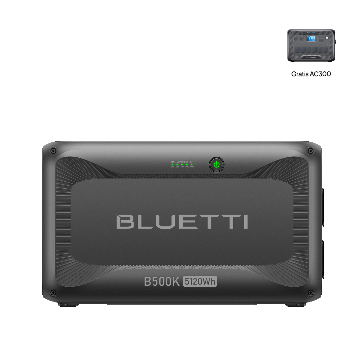 B500K (AC500 Gratis) | Potenza in uscita 5000 W | Capacità 5.120 Wh