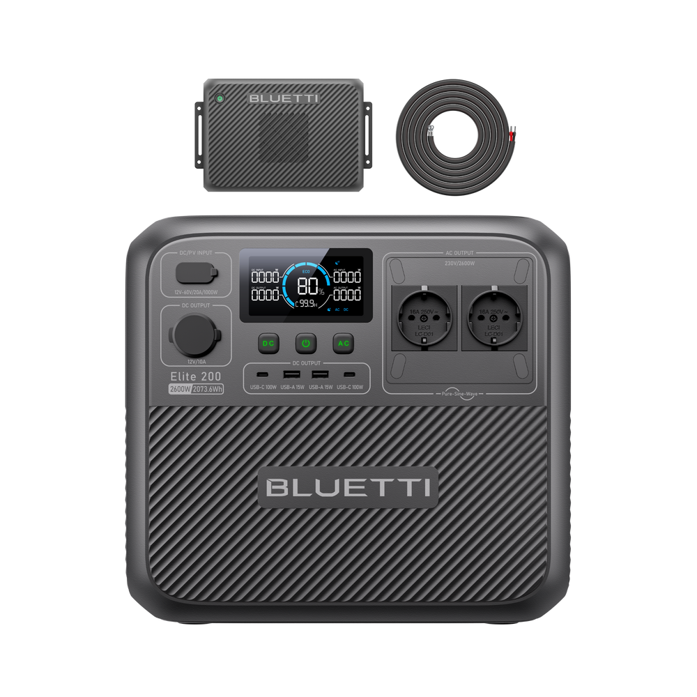 BLUETTI Charger 2 | Caricatore DC fino a 1.200W per auto e solare