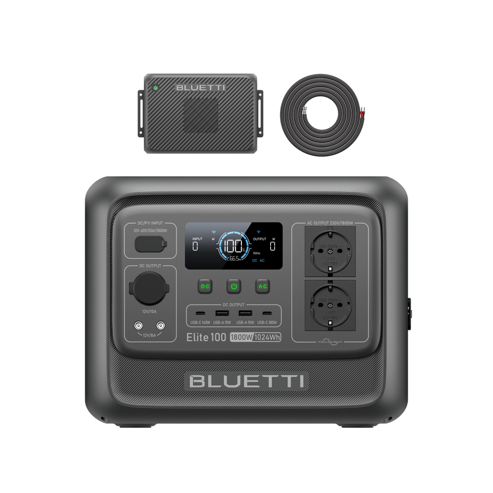 BLUETTI Elite 100 V2  Power Station Portatile | 1.800 W 1.024 Wh