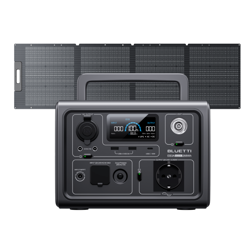 BLUETTI EB3A Power Station Portatile | 600 W 268 Wh