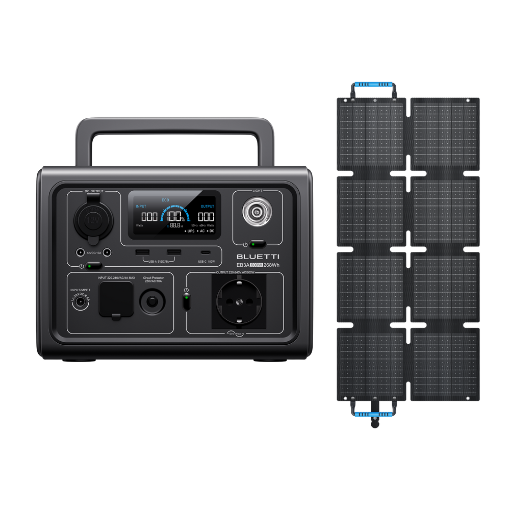 BLUETTI EB3A Power Station Portatile | 600 W 268 Wh（Esaurito）