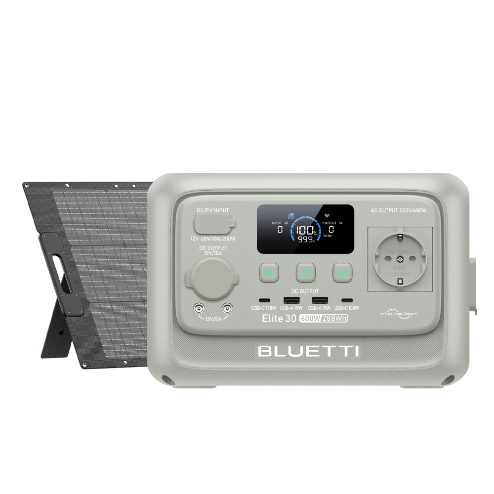 BLUETTI Elite 30 V2 Power Station Portatile | 600W 288Wh