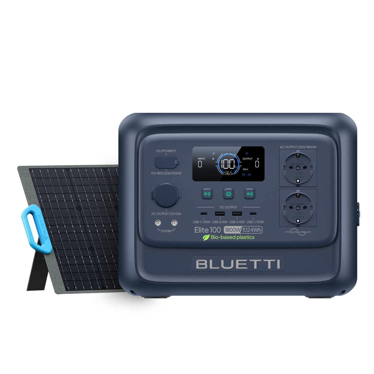 BLUETTI Elite 100 V2  Power Station Portatile | 1800 W 1024 Wh