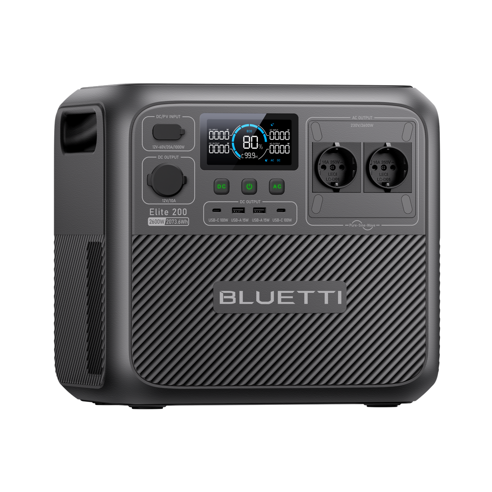BLUETTI Elite 200 V2 Power Station Portatile | 2.073,6 Wh 2.600 W