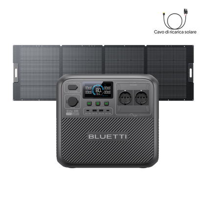 BLUETTI Elite 200 V2 Power Station Portatile | 2.073,6 Wh 2.600 W