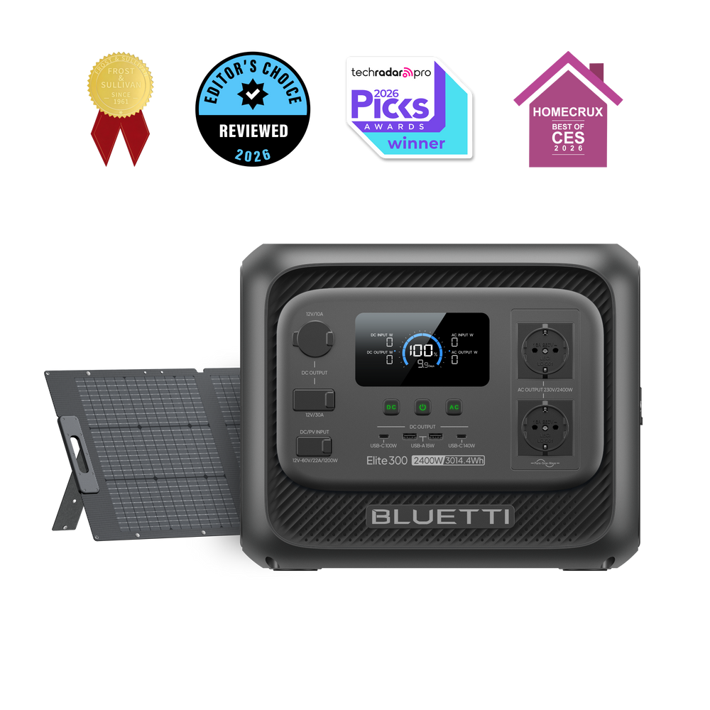 BLUETTI Elite 300 Power Station Portatile | 2.400W, 3.014,4Wh