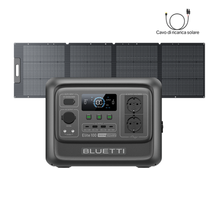 BLUETTI Elite 100 V2  Power Station Portatile | 1.800 W 1.024 Wh