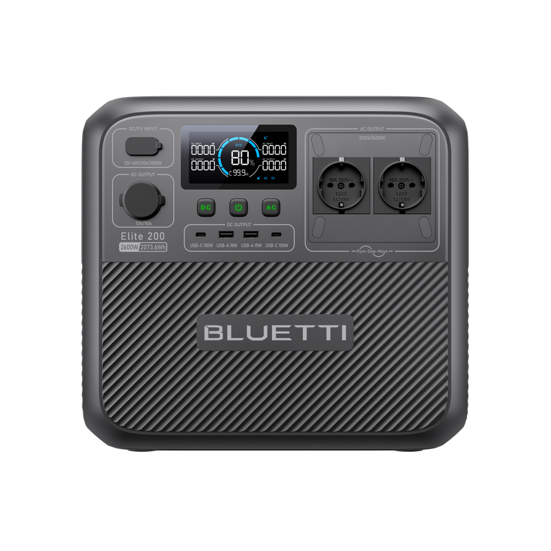 BLUETTI Elite 200 V2 Power Station Portatile | 2.073,6 Wh 2.600 W