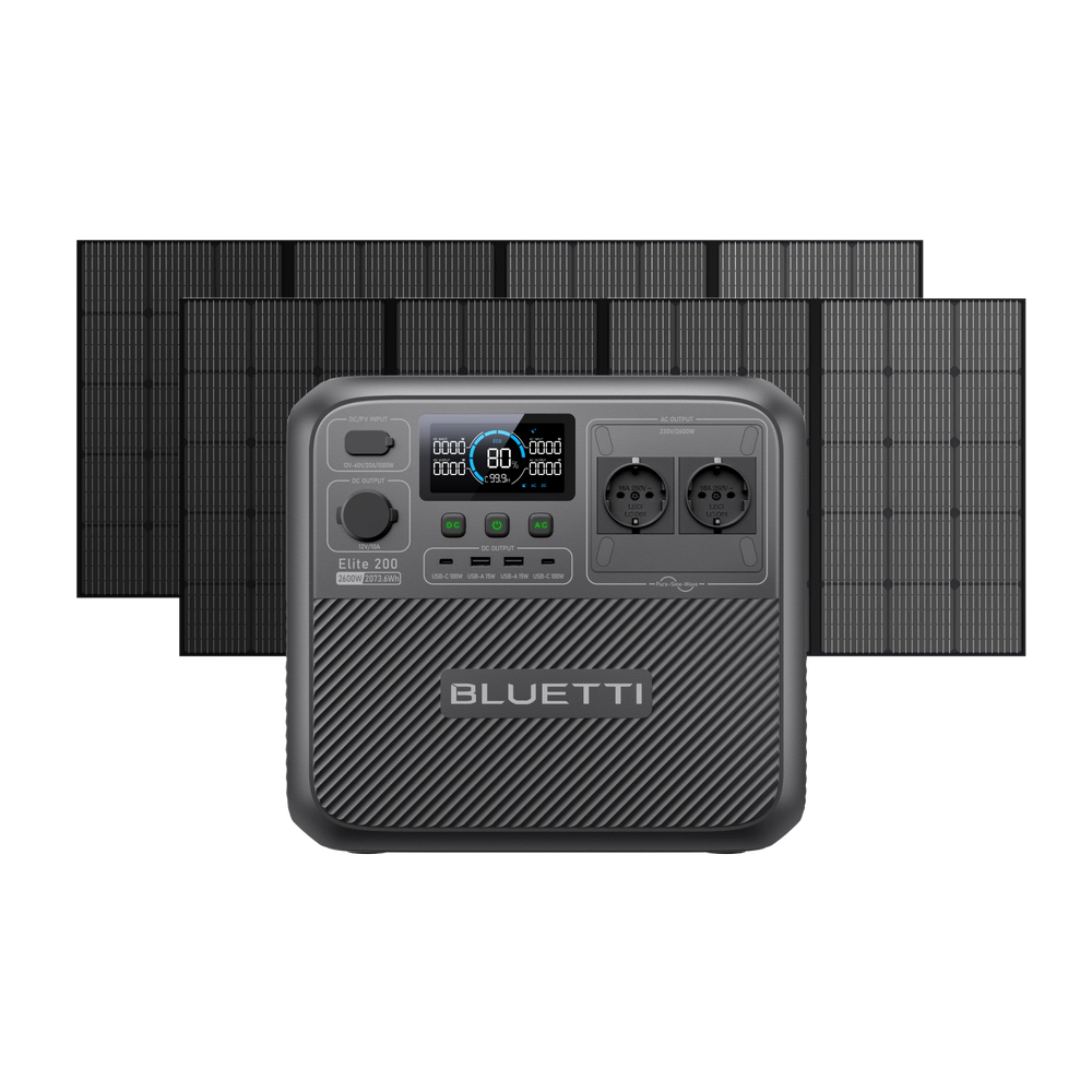 BLUETTI Elite 200 V2 Power Station Portatile | 2.073,6 Wh 2.600 W