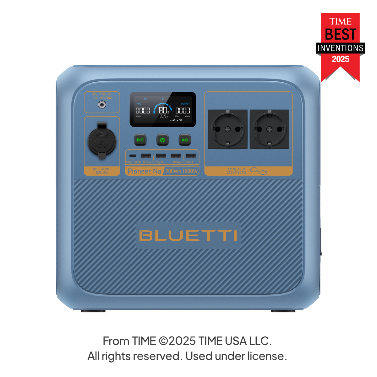 BLUETTI Pioneer Na Power Station Portatile (Sodium) | 1.500 W, 900 Wh