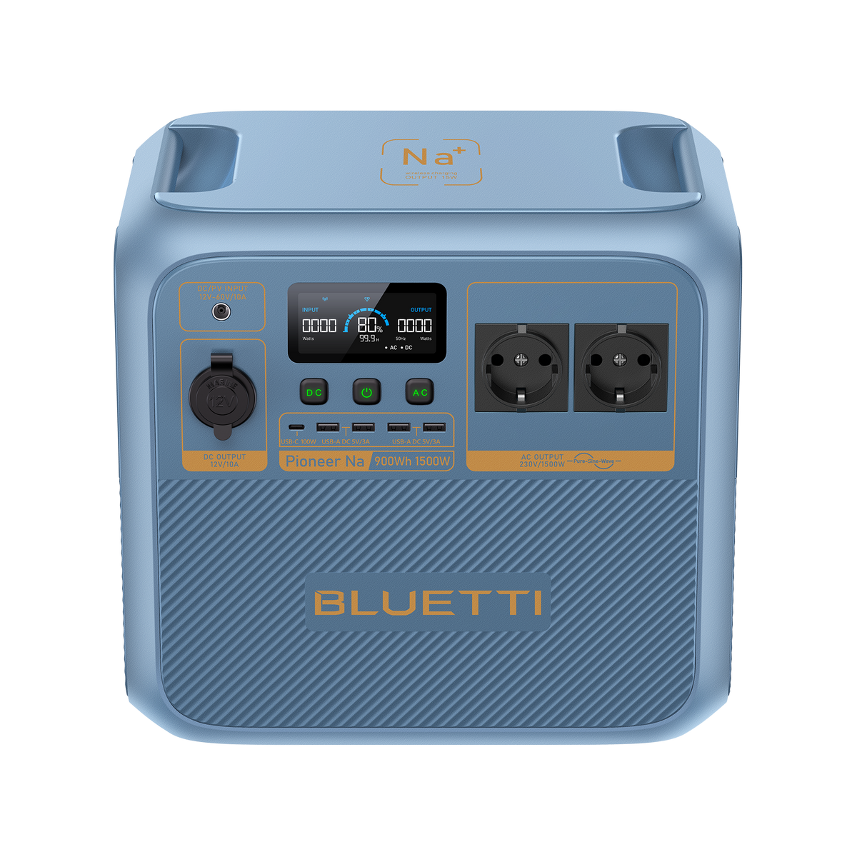 BLUETTI Pioneer Na Power Station Portatile (Sodium) | 1.500 W, 900 Wh