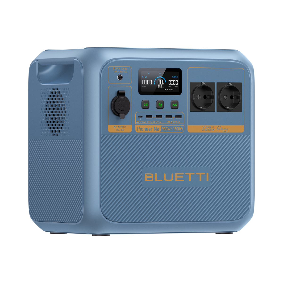 BLUETTI Pioneer Na Power Station Portatile (Sodium) | 1.500 W, 900 Wh