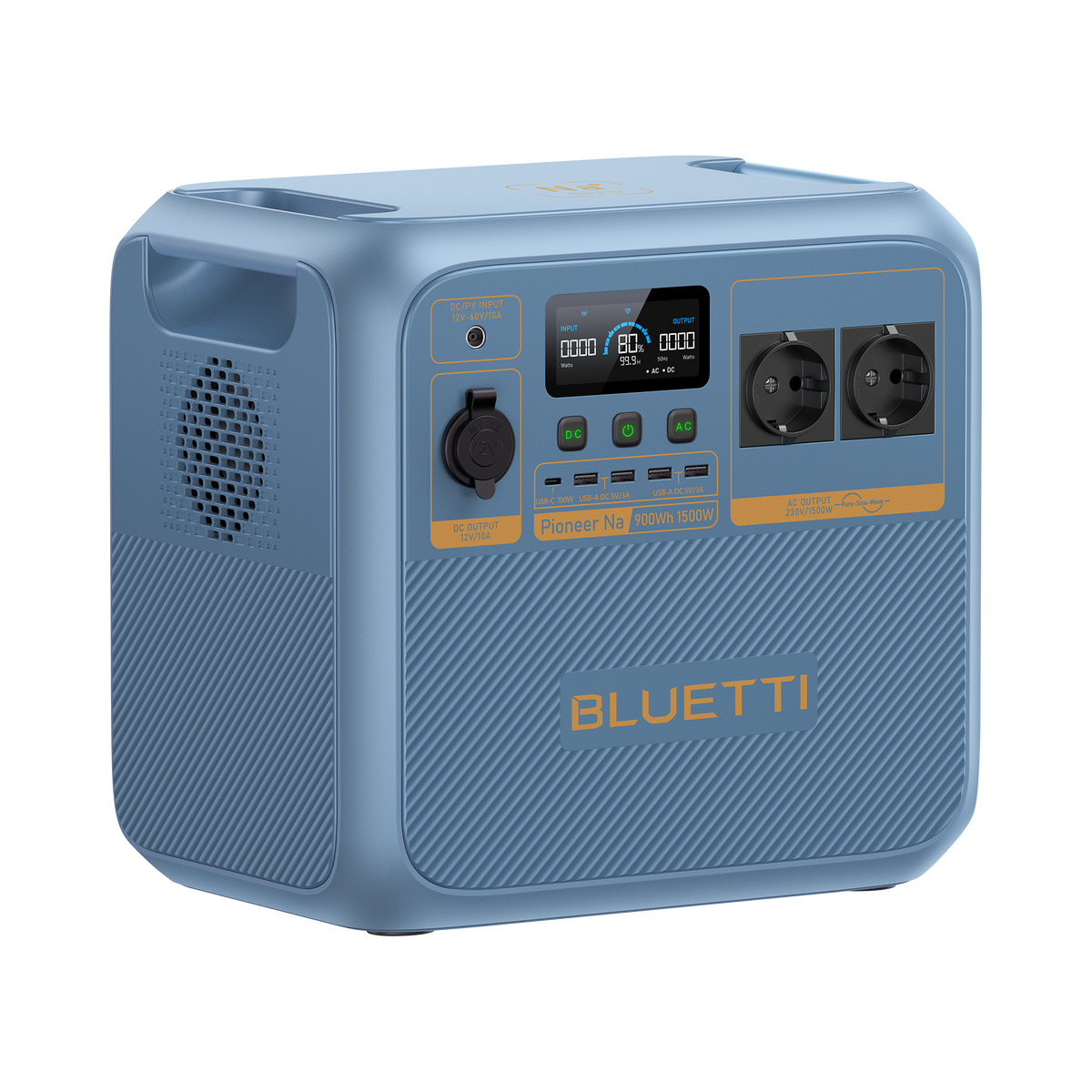 BLUETTI Pioneer Na Power Station Portatile (Sodium) | 1.500 W, 900 Wh