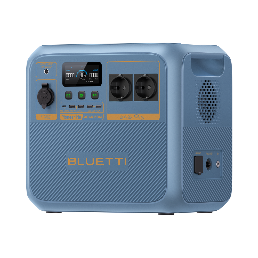 BLUETTI Pioneer Na Power Station Portatile (Sodium) | 1.500 W, 900 Wh