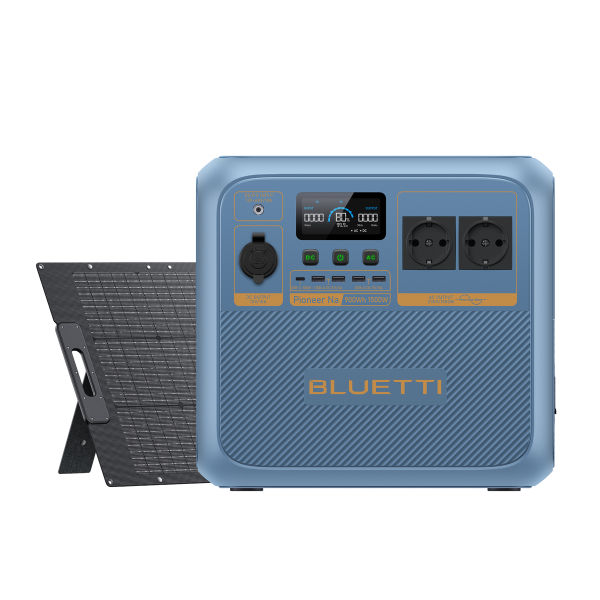 BLUETTI Pioneer Na Power Station Portatile (Sodium) | 1.500 W, 900 Wh