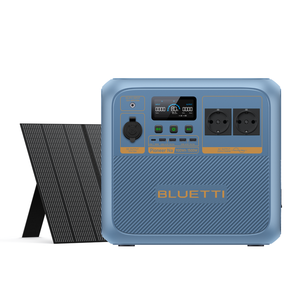 BLUETTI Pioneer Na Power Station Portatile (Sodium) | 1.500 W, 900 Wh