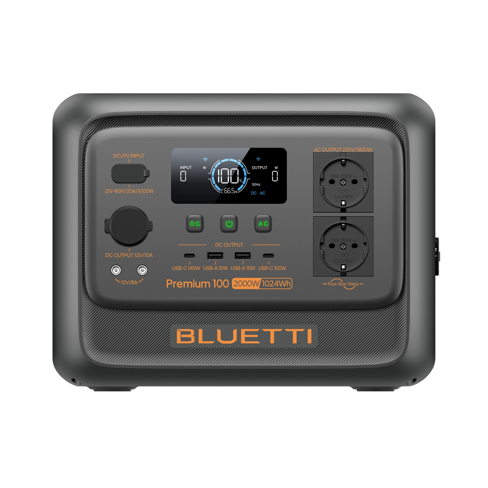 BLUETTI Premium 100 V2 Portable Power Station | 2.000W 1.024Wh