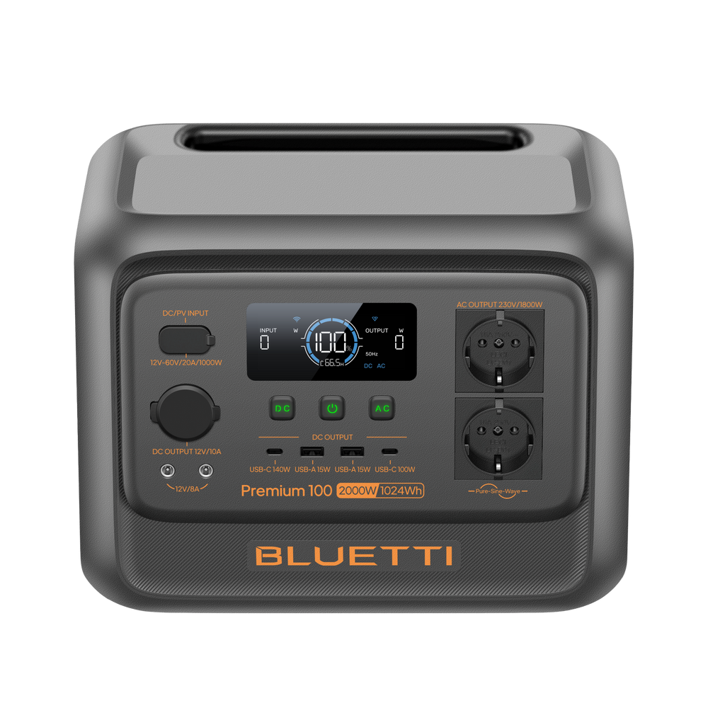 BLUETTI Premium 100 V2 Portable Power Station | 2.000W 1.024Wh