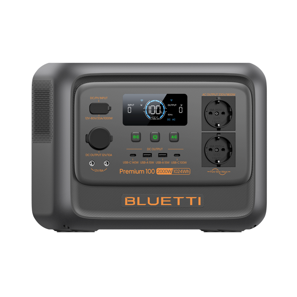 BLUETTI Premium 100 V2 Portable Power Station | 2.000W 1.024Wh