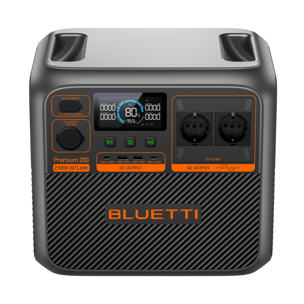BLUETTI Premium 200 V2 Portable Power Station | 2.700W 2.073,6Wh